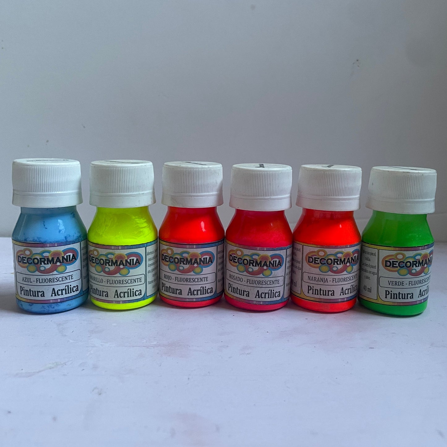 Pinturas acrílicas flúor