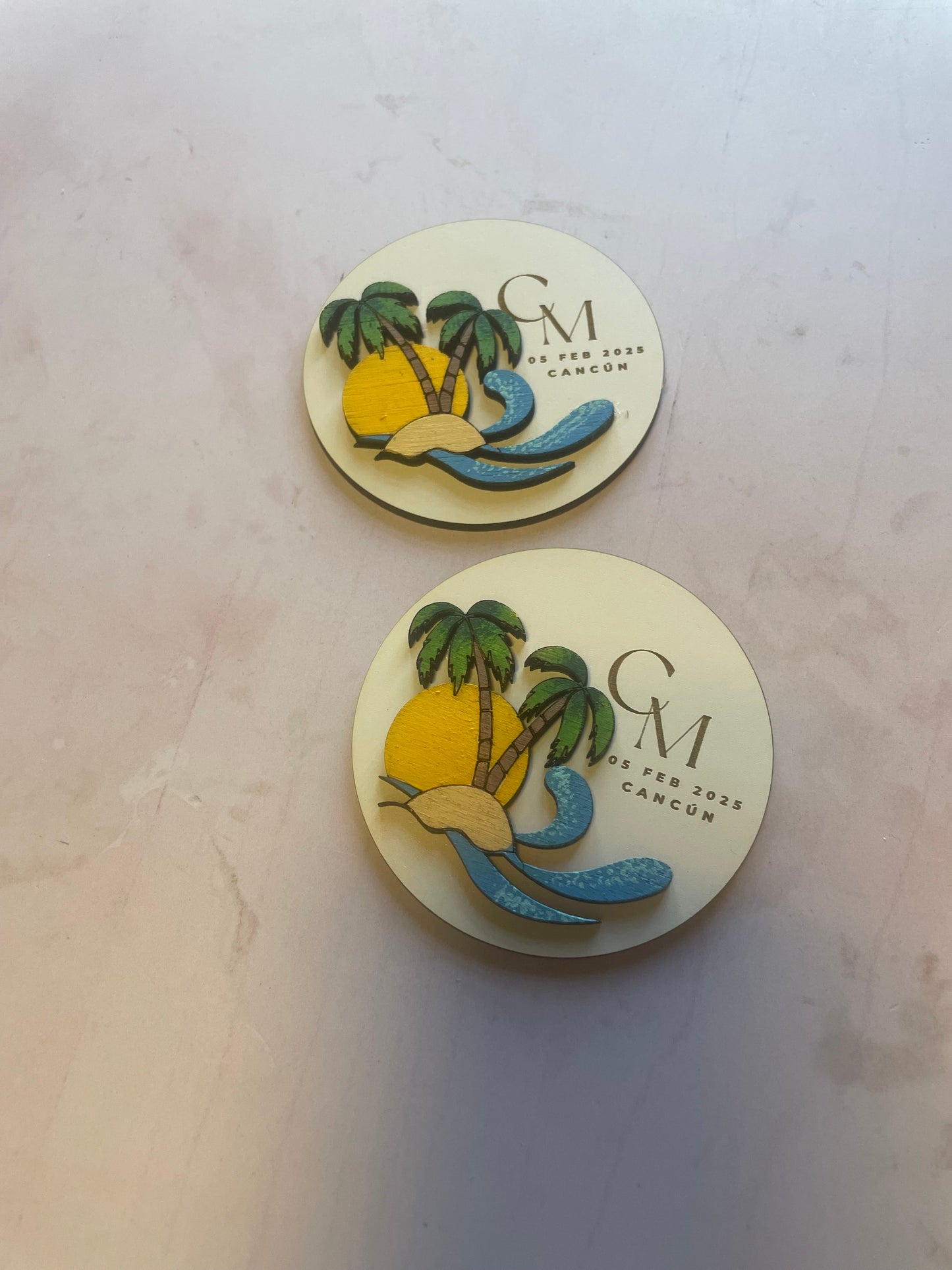 Imanes de recuerdo para matrimonio