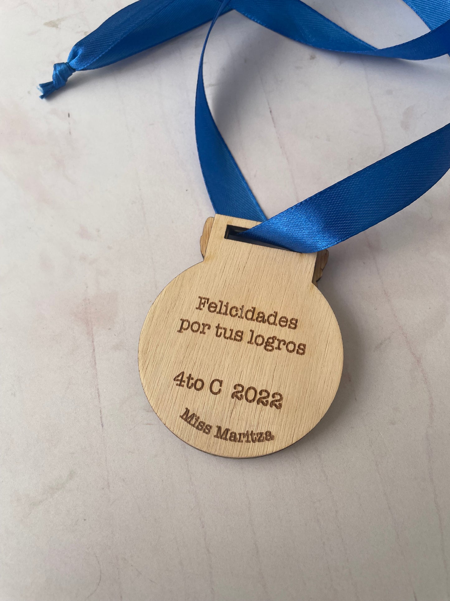 Medalla graduación clase