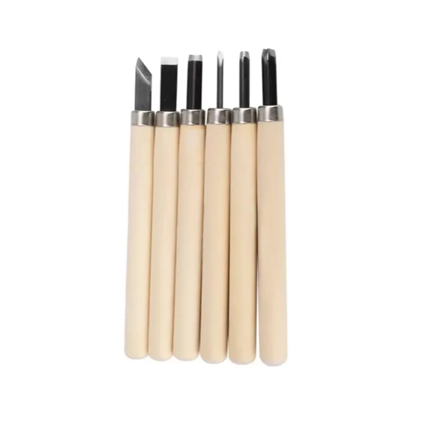 Juego De Cinceles Para Tallar Madera Cuchillos Tallar 6 Pcs