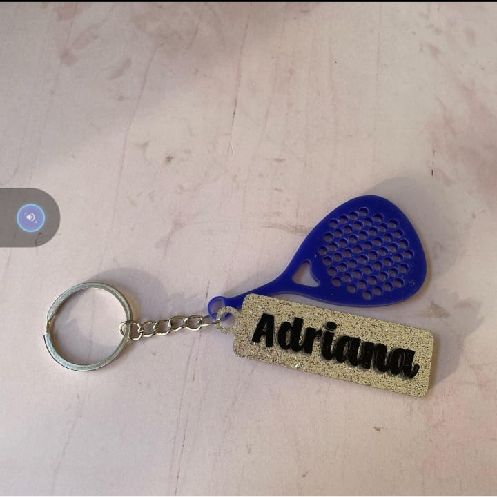 Llavero personalizado de pádel