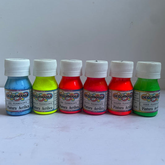Pinturas acrílicas flúor