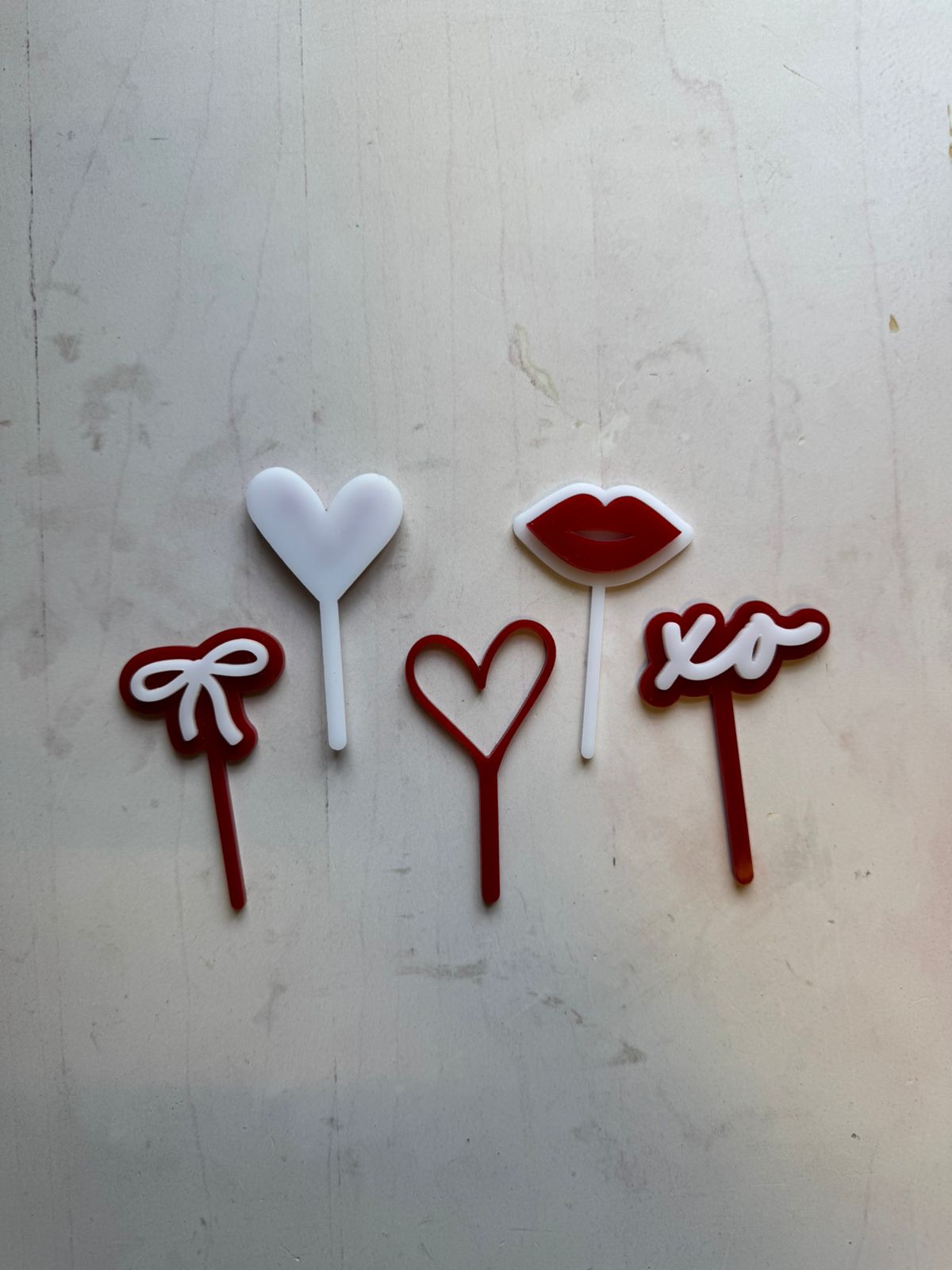 Cupcake Topper de san Valentín