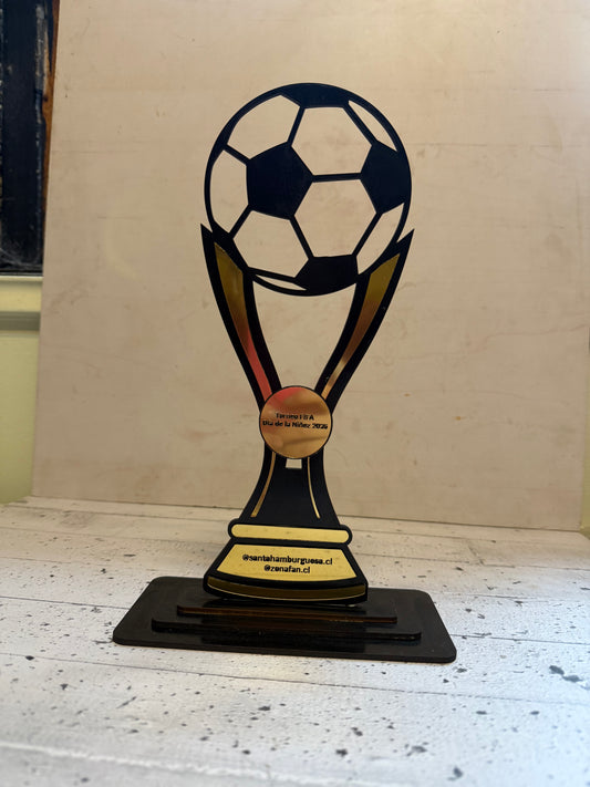 Trofeo premiación fútbol