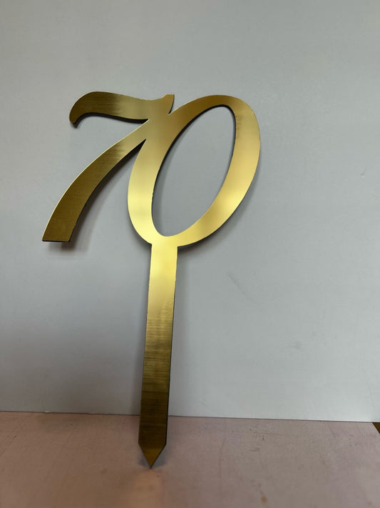 Topper para torta de número