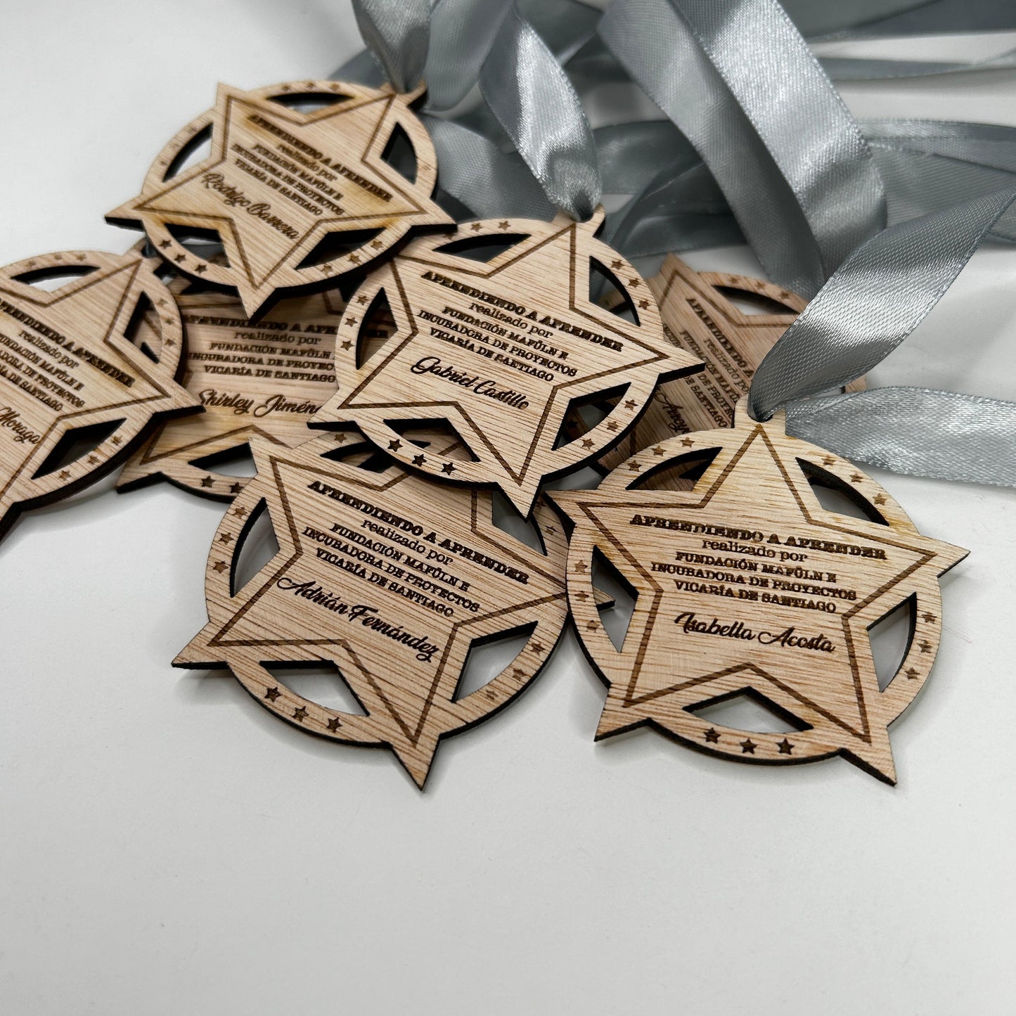 Medallas de recuerdo con forma de estrella