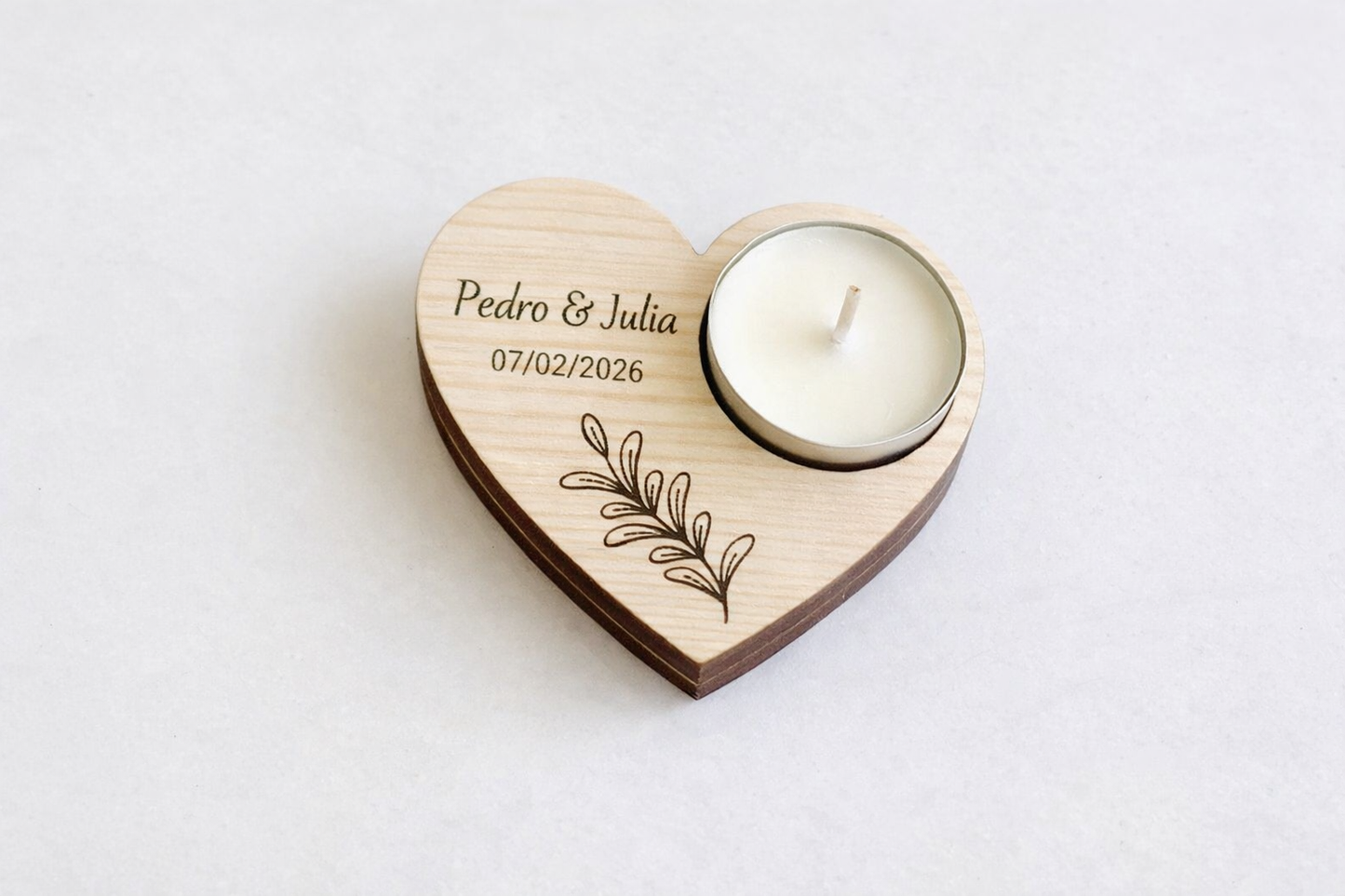 Recuerdo de matrimonio portavelita