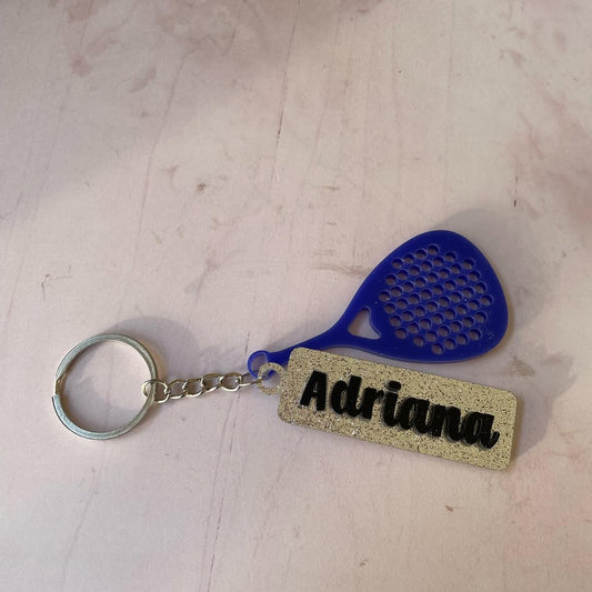 Llavero personalizado de pádel