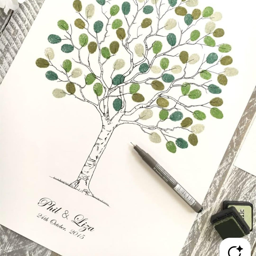 Librero de firmas Recuerdo matrimonio