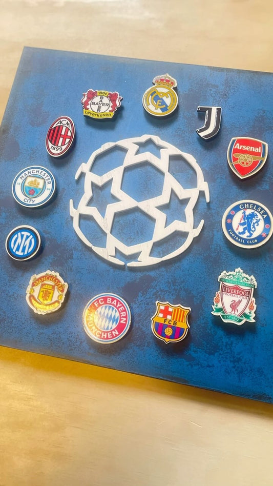 Cuadro decorativo equipos de fútbol