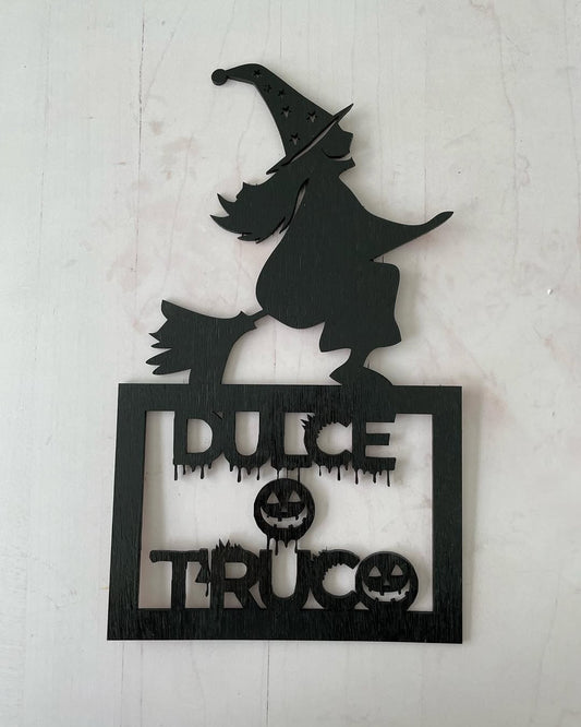 Cartel Halloween Dulce o Truco