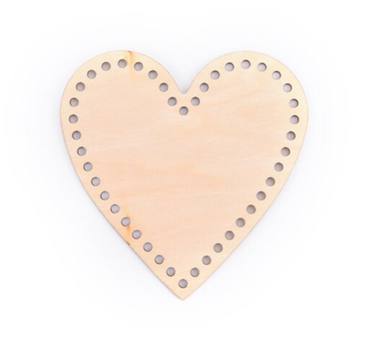 Base para trapillo Corazón