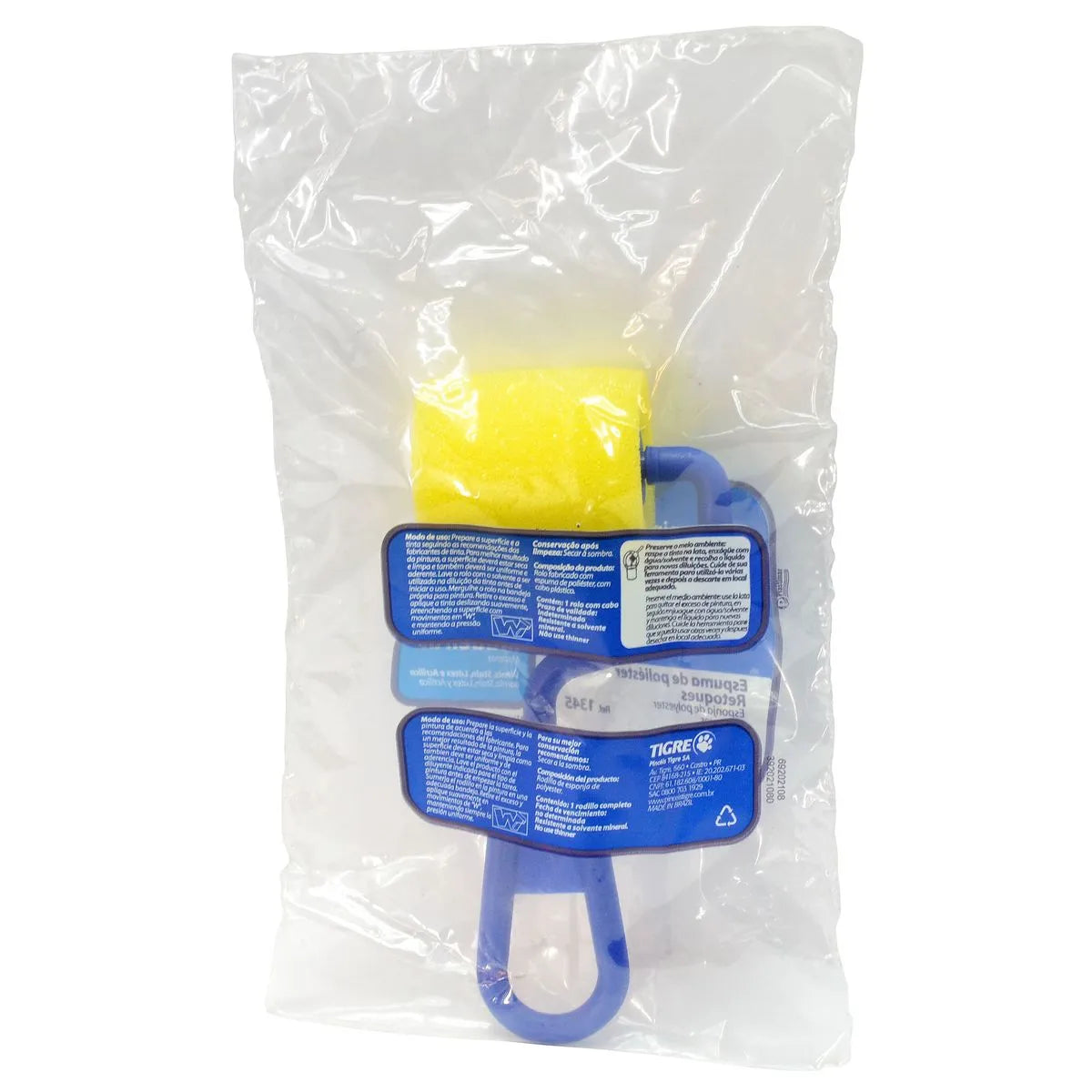 Rodillo Espuma Poliéster Tigre 4cm - 204715